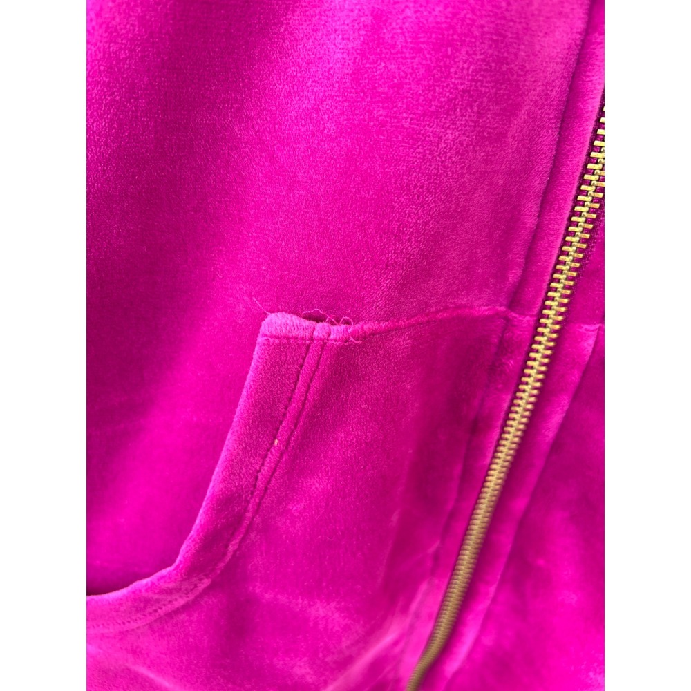 Lilly Pulitzer Hot Pink Velour Zip Hoodie Set - Picture 7 of 15